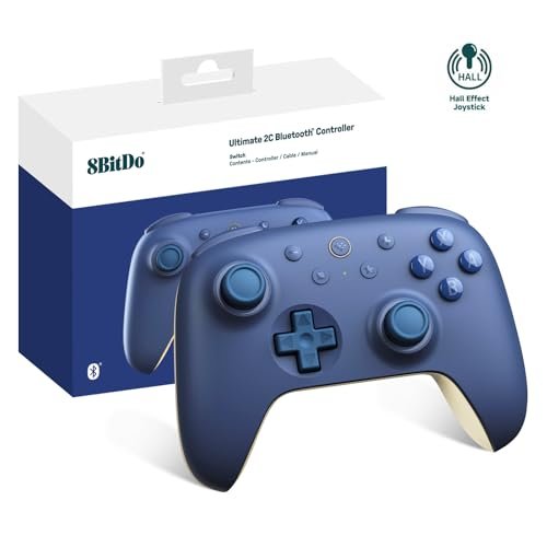 8Bitdo Ultimate 2C Bluetooth Controller for Switch/Switch 2 (Dark Blue)