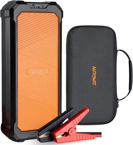 Autowit Super Capacitor Jump Starter, 12V Batteryless Portable