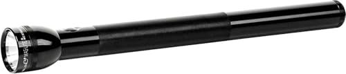 Maglite ML300L LED 6-Cell D Flashlight, Adjustable Focus, Long Battery Life, Water-Resistant, Tactical and Emergency Use – Black
