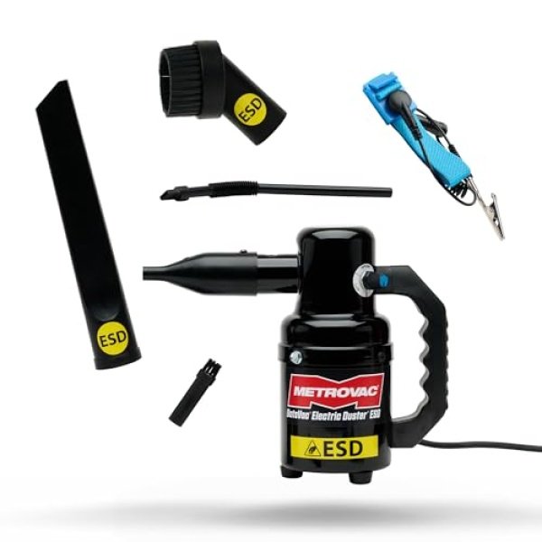 METROVAC DataVac ED-500-ESDV Antistatic Electric Air Duster Made in USA
