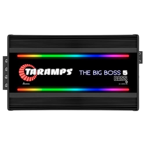 Taramps The Big Boss 5 Black 5000W RMS Monoblock Class D Car Sub Amplifier