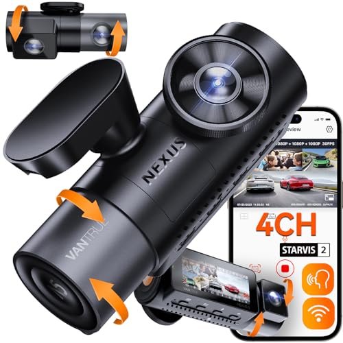 Vantrue N5 4 Channel WiFi 360° All Sides Dash Cam
