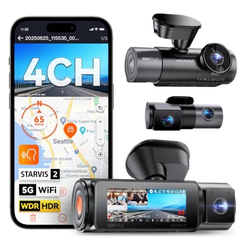 Vantrue N5S 4 Channel 360 Degree 2.7K Dash Cam